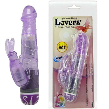 Vibratore Coniglio Viola con 10 Velocità di Vibrazione e Stimolazione Intensa